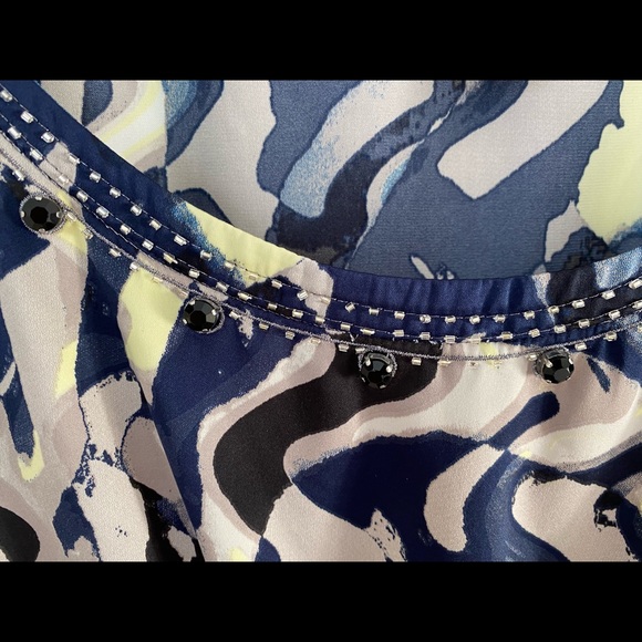 Ann Taylor Navy Sleeveless Top - Picture 5 of 8
